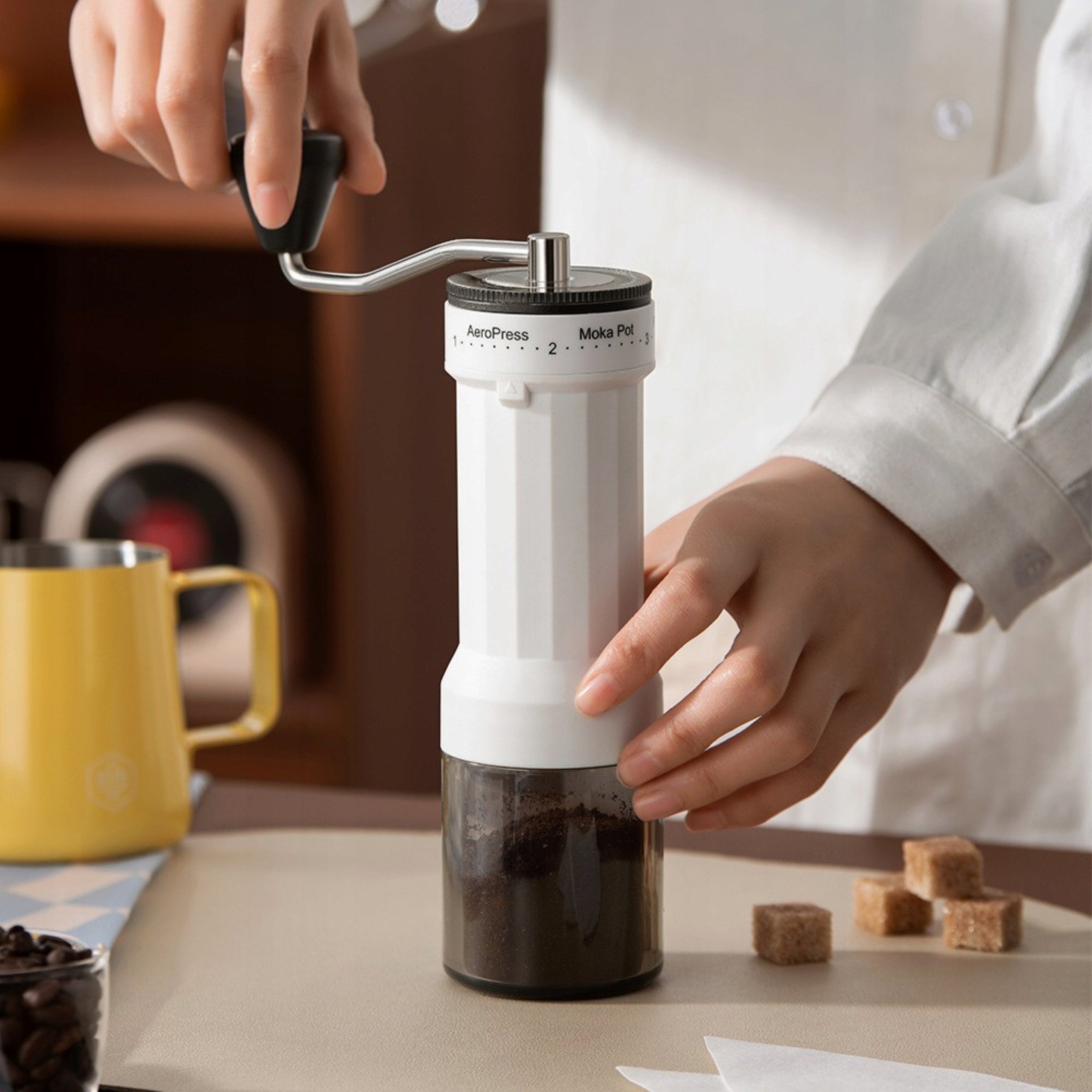 COFFEE GRINDER MANUAL SALT PEPPER COFFEE GRINDER 23cm STRONG EAN (GTIN) 5905155014214