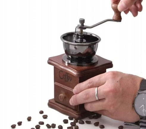 COFFEE GRINDER WOODEN TRADITIONAL HAND COFFEE Manufacturer code XJ3387