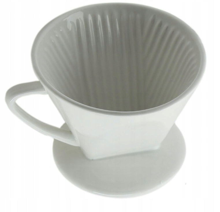 COFFEE INFUSER FILTERING PORCELAIN STRAINER FUNNEL WHITE DRIP DRIPPER Manufacturer code K95551 filtr na kawy ceramiczny