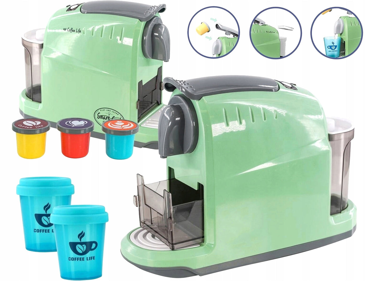 COFFEE MAKER Children's Cafe Capsules Household Appliances Light Sound Brand HH Poland