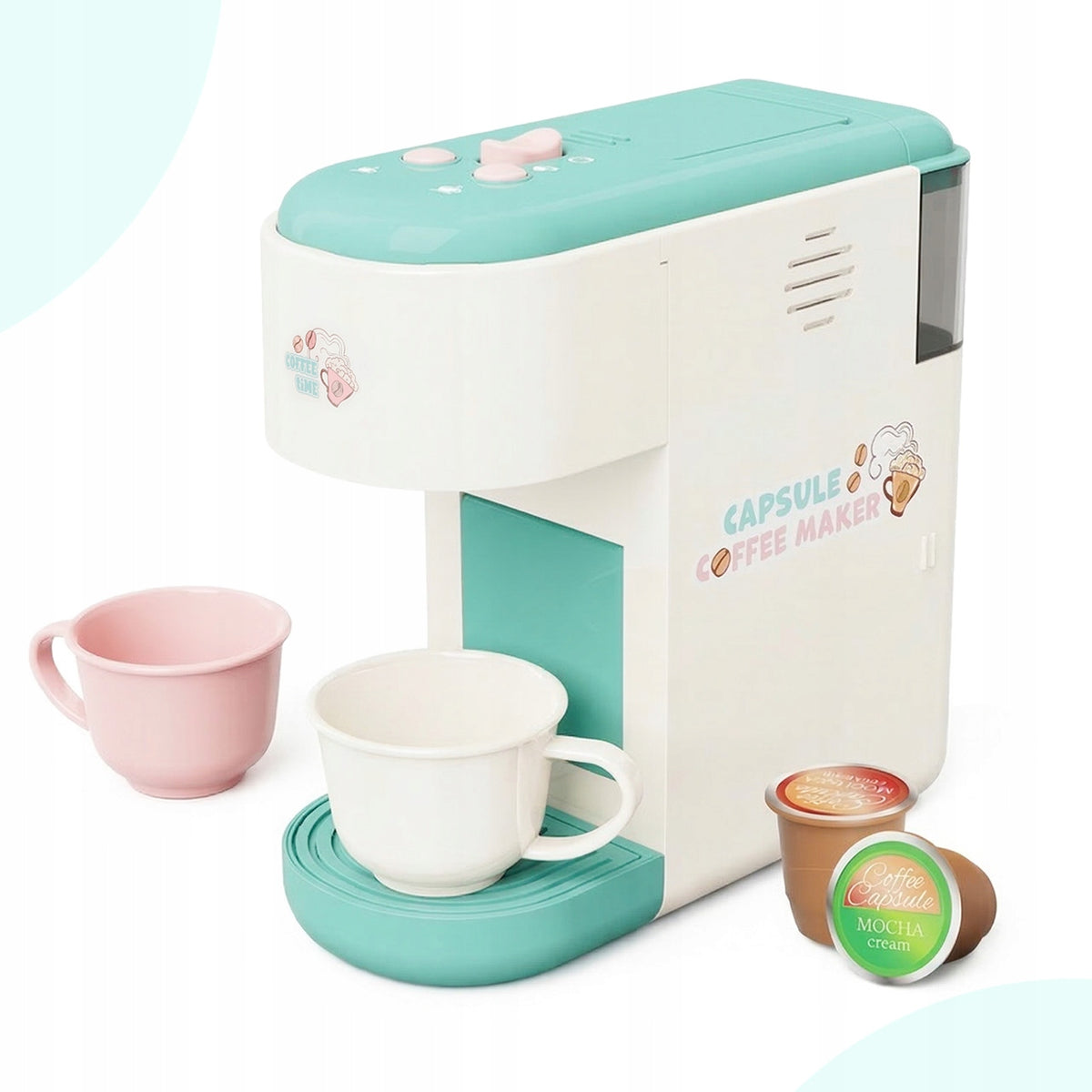 COFFEE MAKER LIGHT SOUND CAPSULE TOY FOR CHILDREN 3+ Packaging status original
