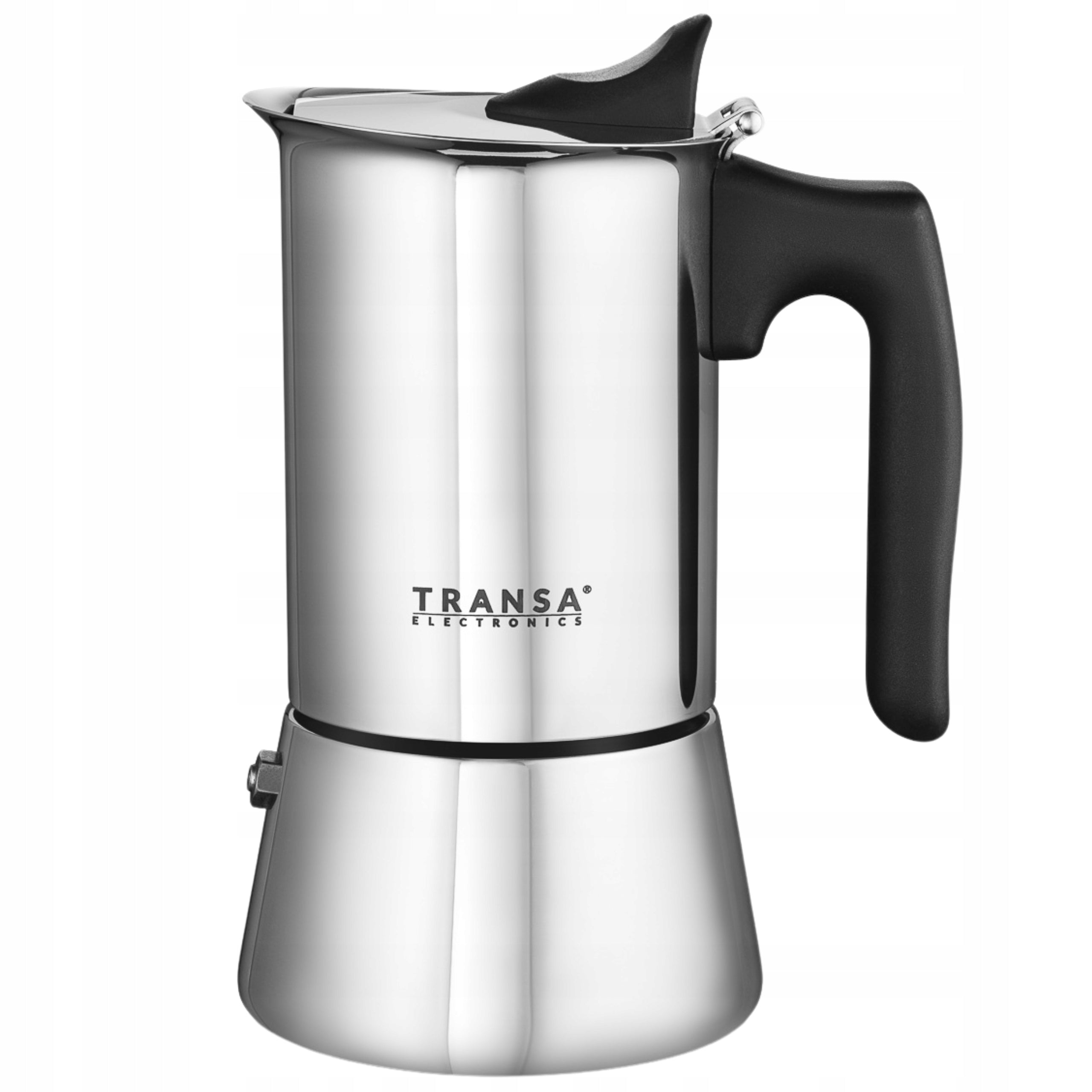 COFFEE MAKER STAINLESS STEEL 4 CUPS OF COFFEE TRANSA 200ml