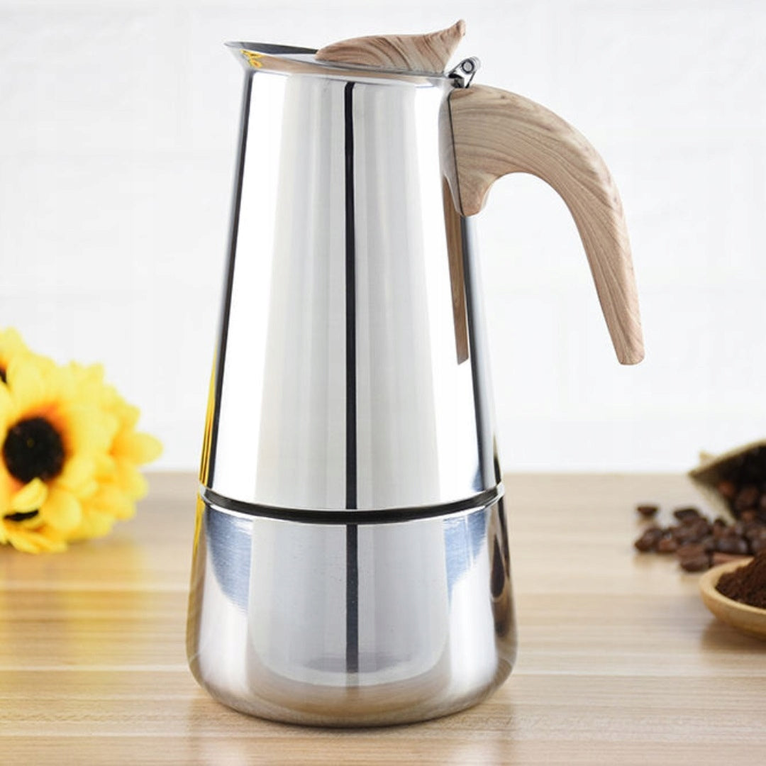 COFFEE MAKER STAINLESS STEEL HANDLE WOOD 450ML MONTESSA EAN (GTIN) 5905954337750