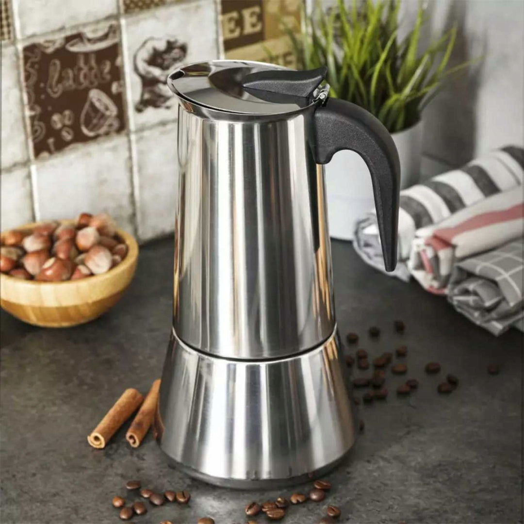 COFFEE MAKER STEEL COFFEE MAKER 12 CUPS COFFEE INDUCTION 600ml ITALIAN Manufacturer code 4906131590990