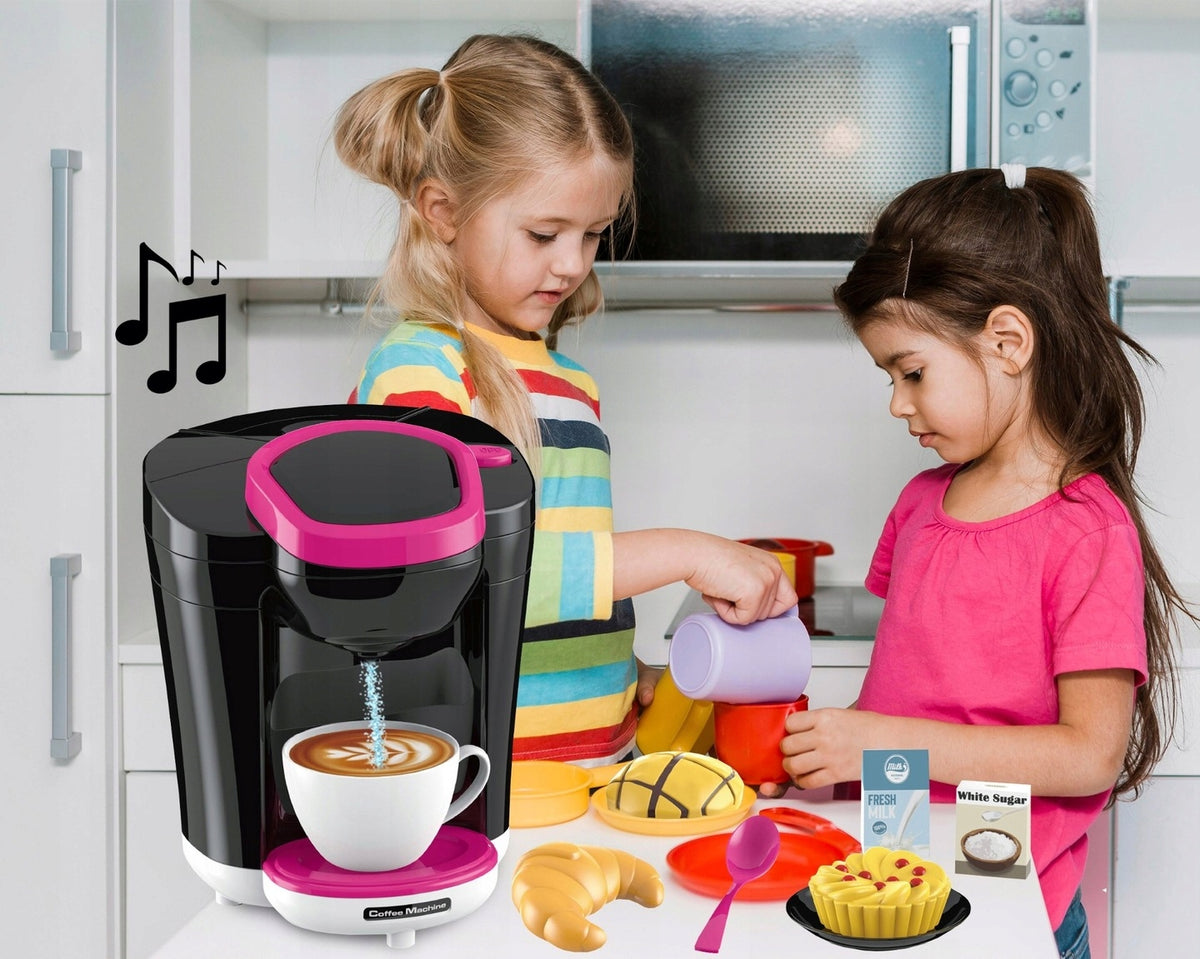 COFFEE MAKER TOY FOR CHILDREN SET AGD XL CAFE CAKE BUNS Manufacturer code B6K