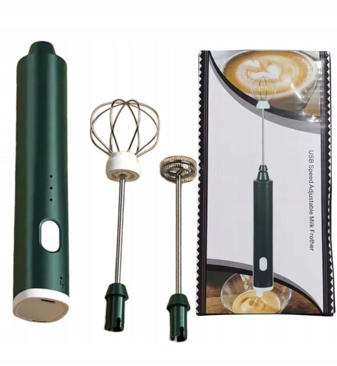 COFFEE MILK FROTHER CREAM EGG FROTHER DARK GREEN STRONG
