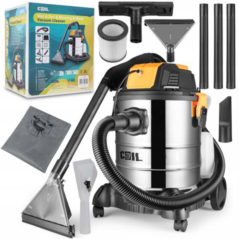 COIL Washing Vacuum Cleaner 1300W 4 Functions In One Device