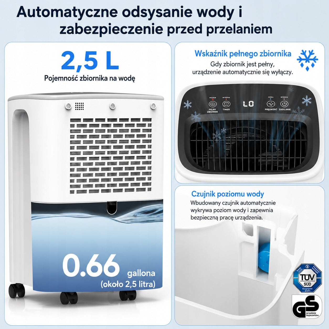 COLAZE Electric Dehumidifier 12 l/day up to 50 m³ Brand no brand