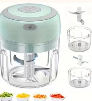 COLOR MINT CORDLESS SHREDDER KITCHEN CHOPPER 250ML