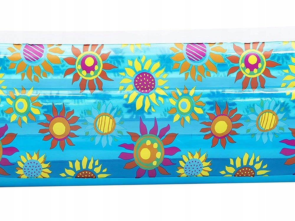 COLORFUL GARDEN SWIMMING POOL FOR CHILDREN + PATCH Length 229 cm