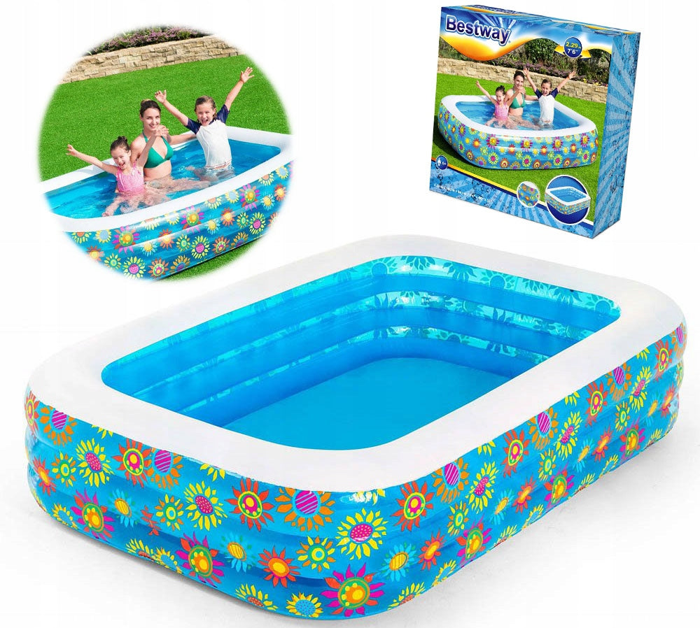 COLORFUL GARDEN SWIMMING POOL FOR CHILDREN + PATCH