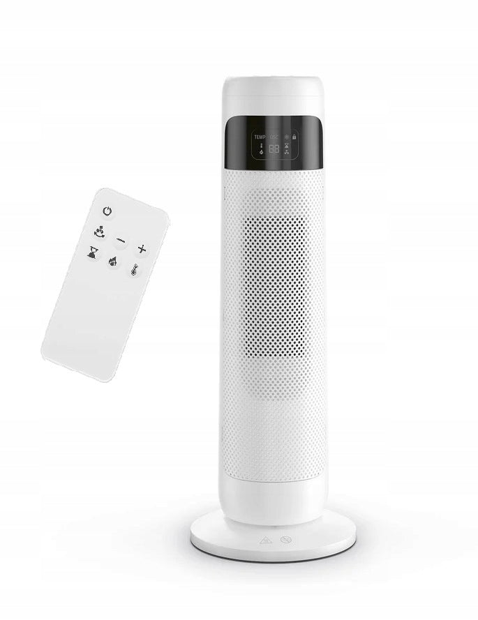 COLUMN FAN Ceramic COOLS HEATS
