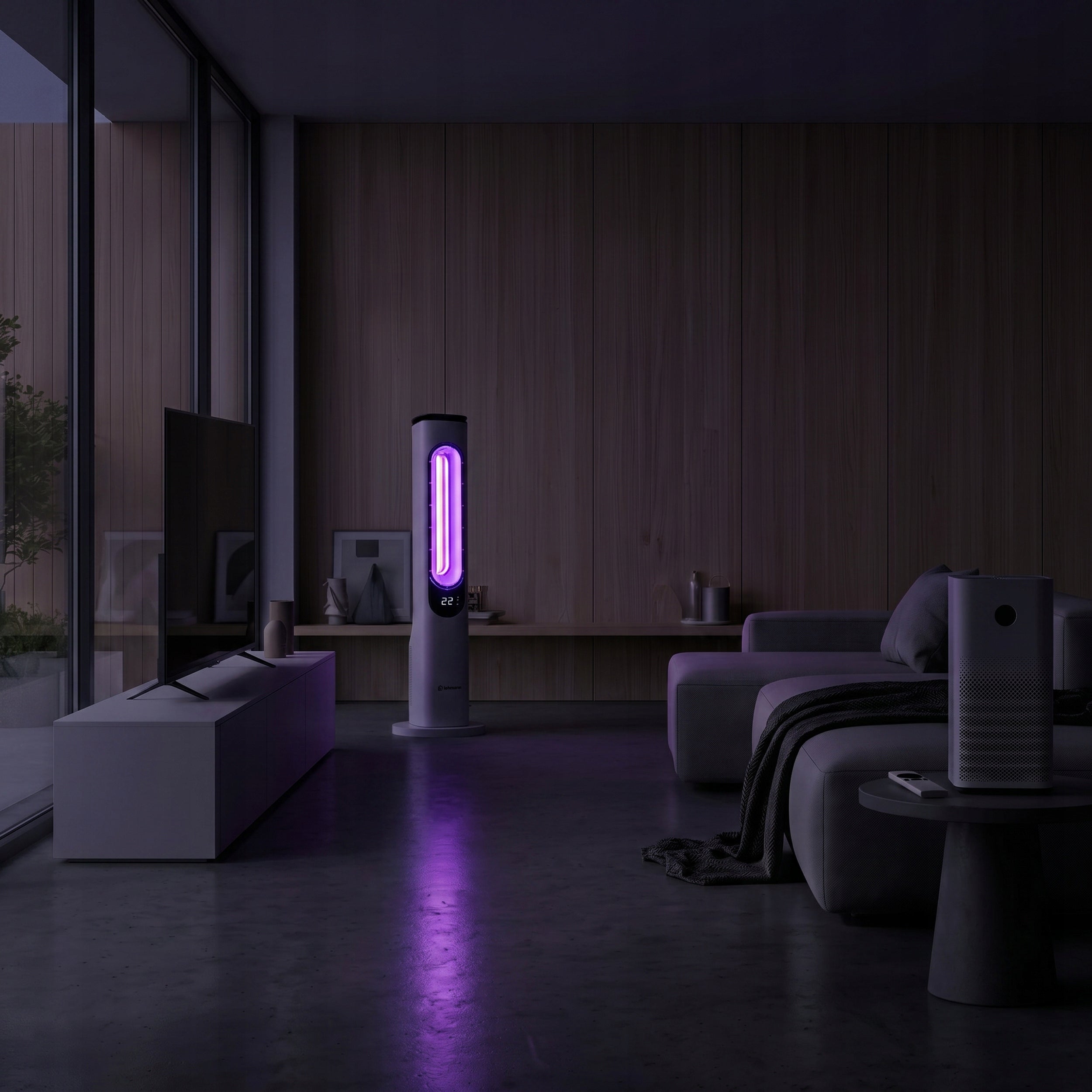 COLUMN FAN FLOOR STANDING FAN BLADELESS REMOTE CONTROL IONIZATION Manufacturer code WENTYLATOR KOLUMNOWY JONIZACJA Z PILOTEM