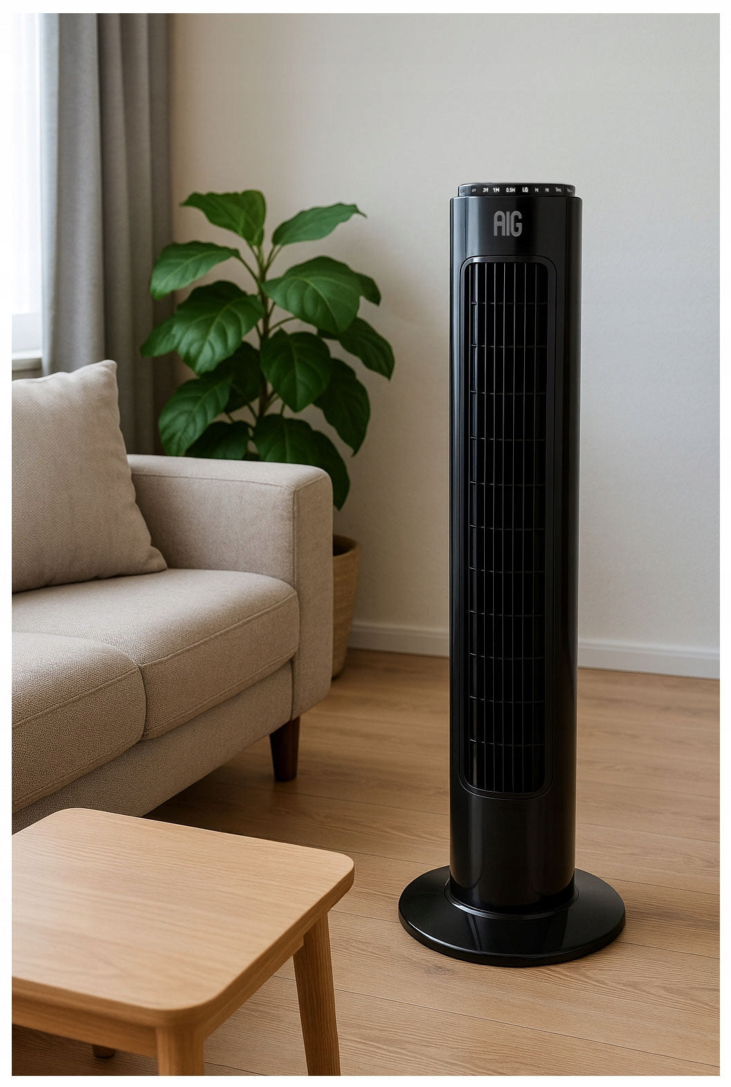 COLUMN FAN LARGE FLOOR FAN TIMER OSCILLATION COLUMN REMOTE CONTROL Brand AIG