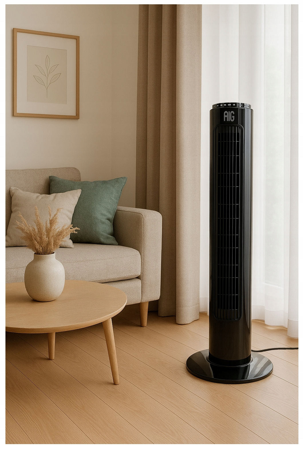 COLUMN FAN LARGE FLOOR FAN TIMER OSCILLATION COLUMN REMOTE CONTROL Manufacturer code FT75-TX13R