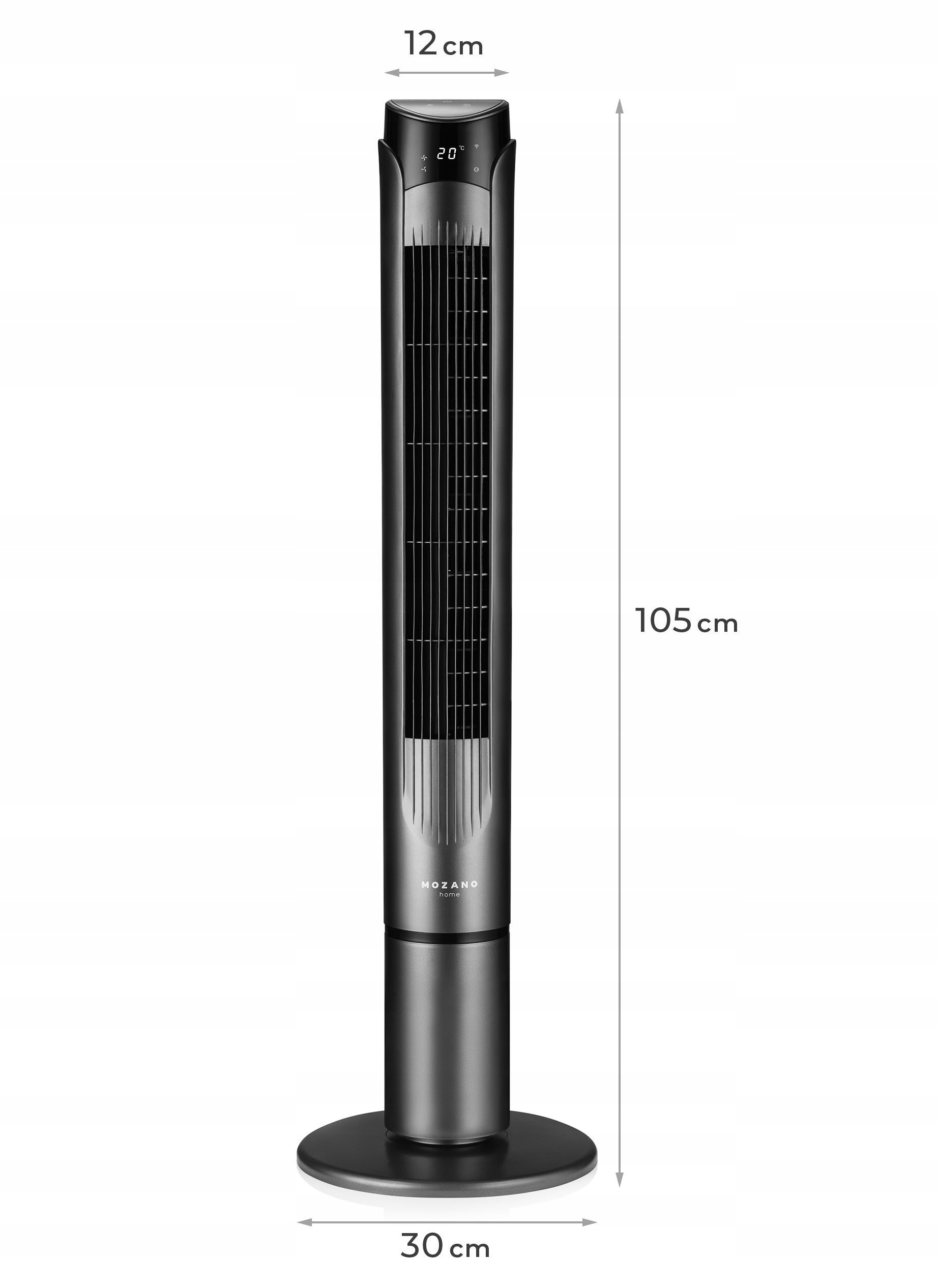 COLUMN FAN QUIET FAN AROMA + IONIZATION + WIFI RANGE 10M XXL Model AirWave XXL cichy