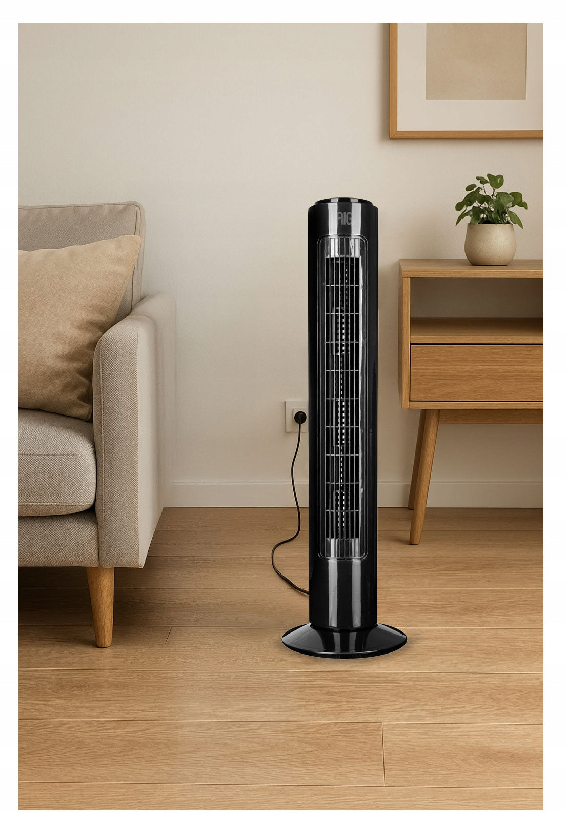 COLUMN FAN STANDING FLOOR FAN ADJUSTABLE QUIET AND POWERFUL 50W Manufacturer code FT75-GWT13