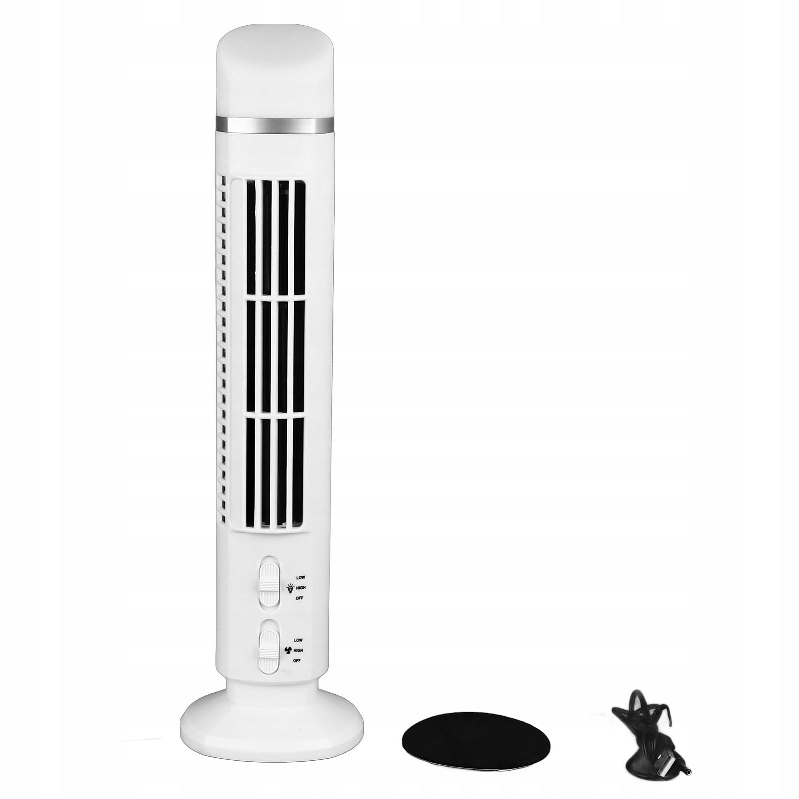 COLUMN STANDING FAN LARGE QUIET POWERFUL WINDMILL WHITE HOME OFFICE