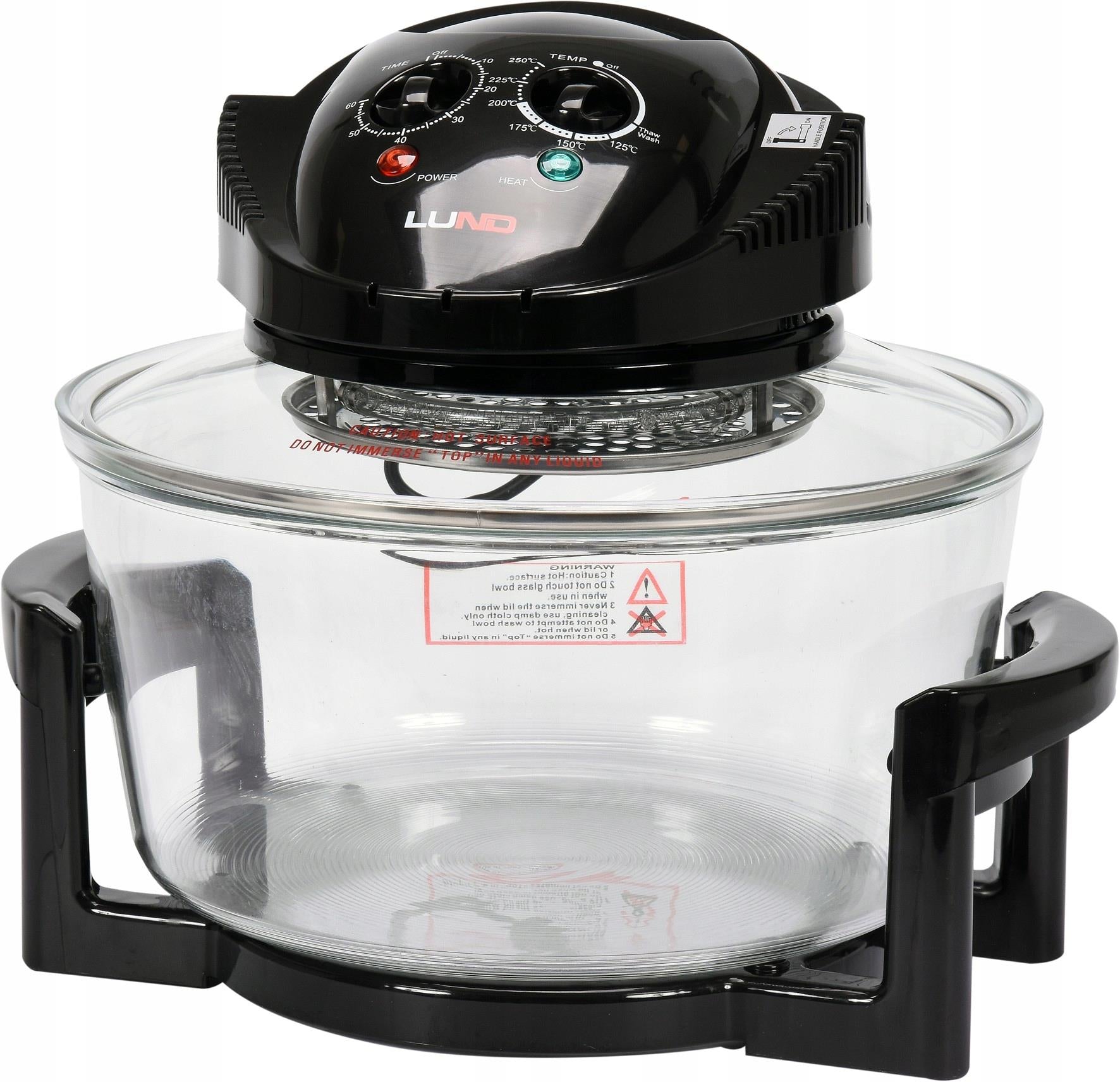 COMBINATION HALOGEN RING MULTICOOKER 17L 1400W + 9 ACCESSORIES LUND Dominant color white