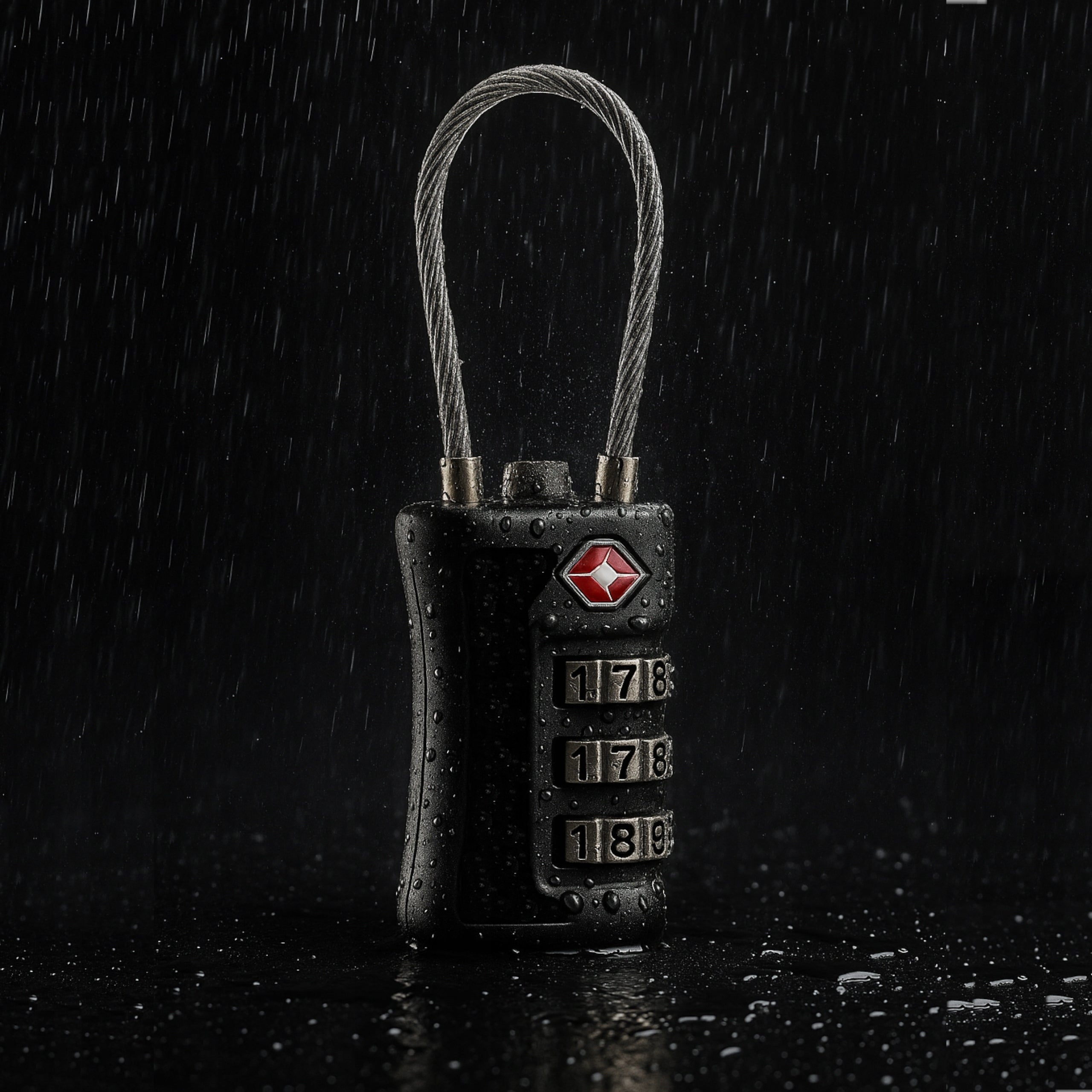 COMBINATION PADLOCK WATERPROOF FOR LUGGAGE SUITCASE COMBINATION LOCK FOR GATE TSA Packaging status original