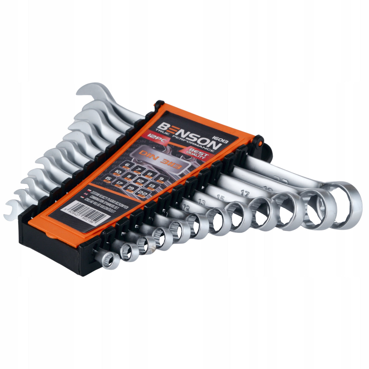 COMBINATION WRENCHE SET 12PC 6-22 BENSON DIN3113 Manufacturer code 16013
