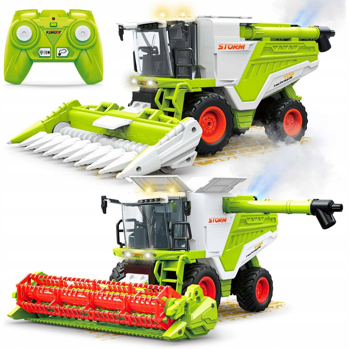 COMBINE HARVESTER RC TOY REMOTE CONTROLLED TRACTOR COMBINE HARVESTER FOR CHILDREN Packaging status original