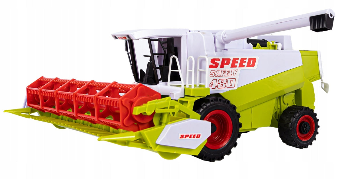 COMBINE HARVESTER WITH DRIVE MOVING PARTS AGRICULTURAL VEHICLE FOR CHILDREN Brand click4TOYS