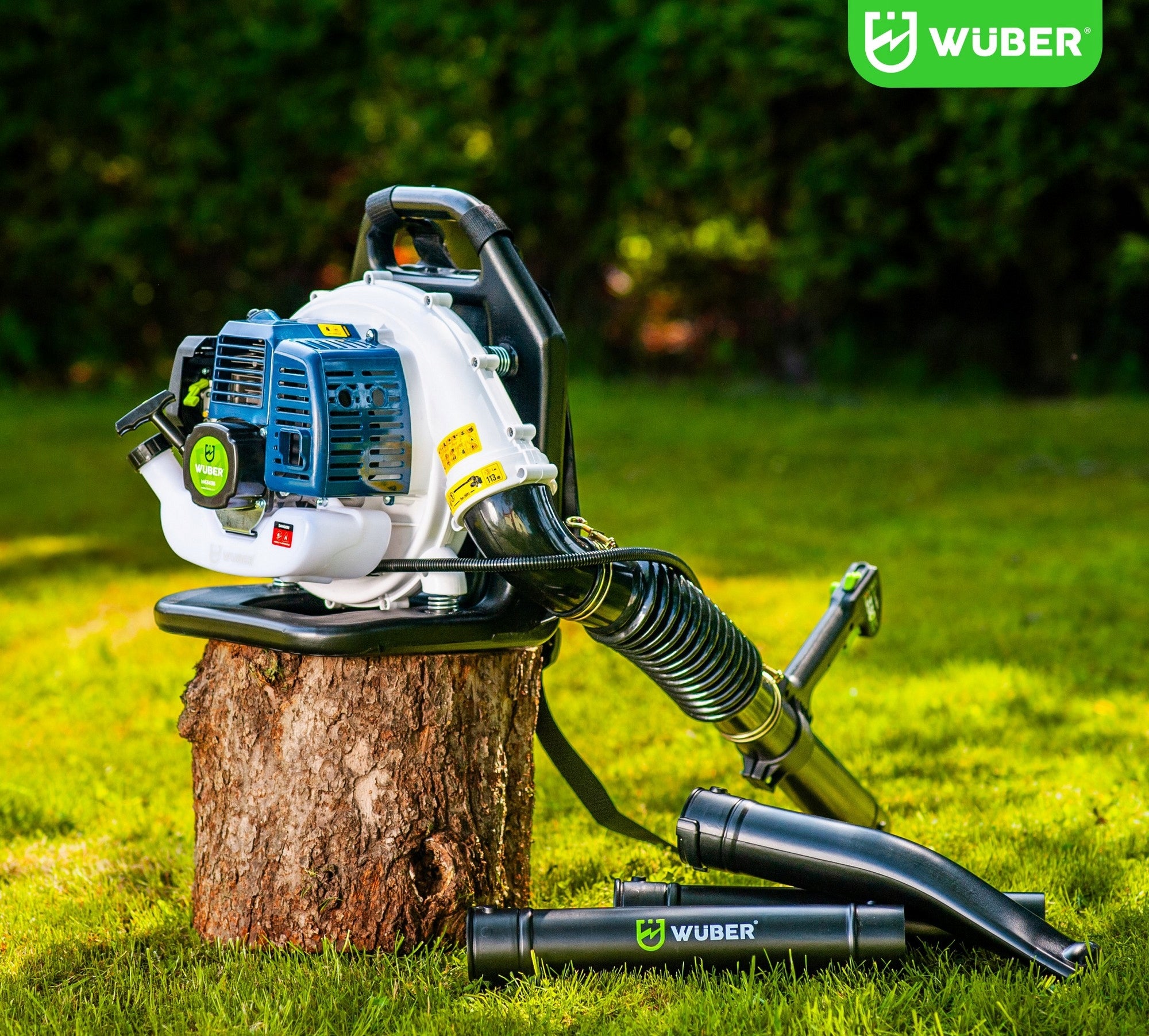 COMBUSTION BACKPACK BLOWER 330 km/h FOR GARDEN GRASS LEAVES STRONG 720m3/h Manufacturer code W43435 DMUCHAWA SPALINOWA PLECAKOWA WUBER