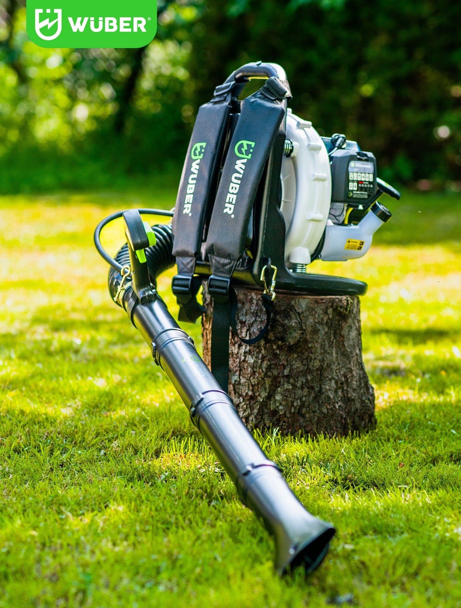 COMBUSTION BACKPACK BLOWER 330 km/h FOR GARDEN GRASS LEAVES STRONG 720m3/h Power supply combustion