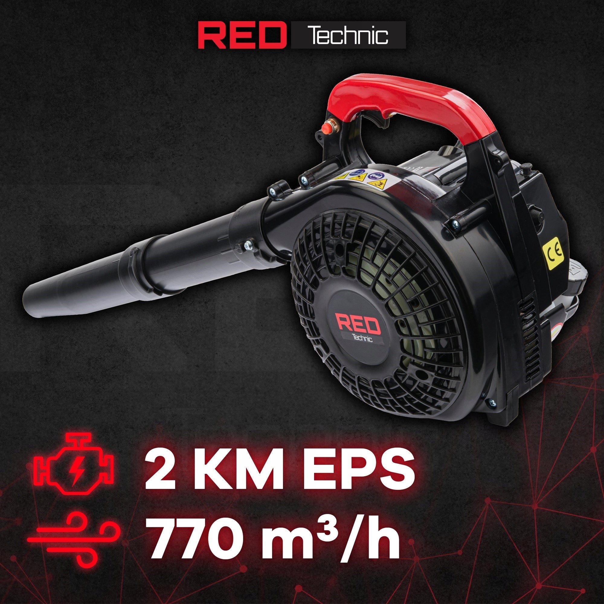 COMBUSTION BLOWER FOR GARDEN SNOW LEAVES 2KM 3x OIL Product weight with unit packaging 4.5 kg