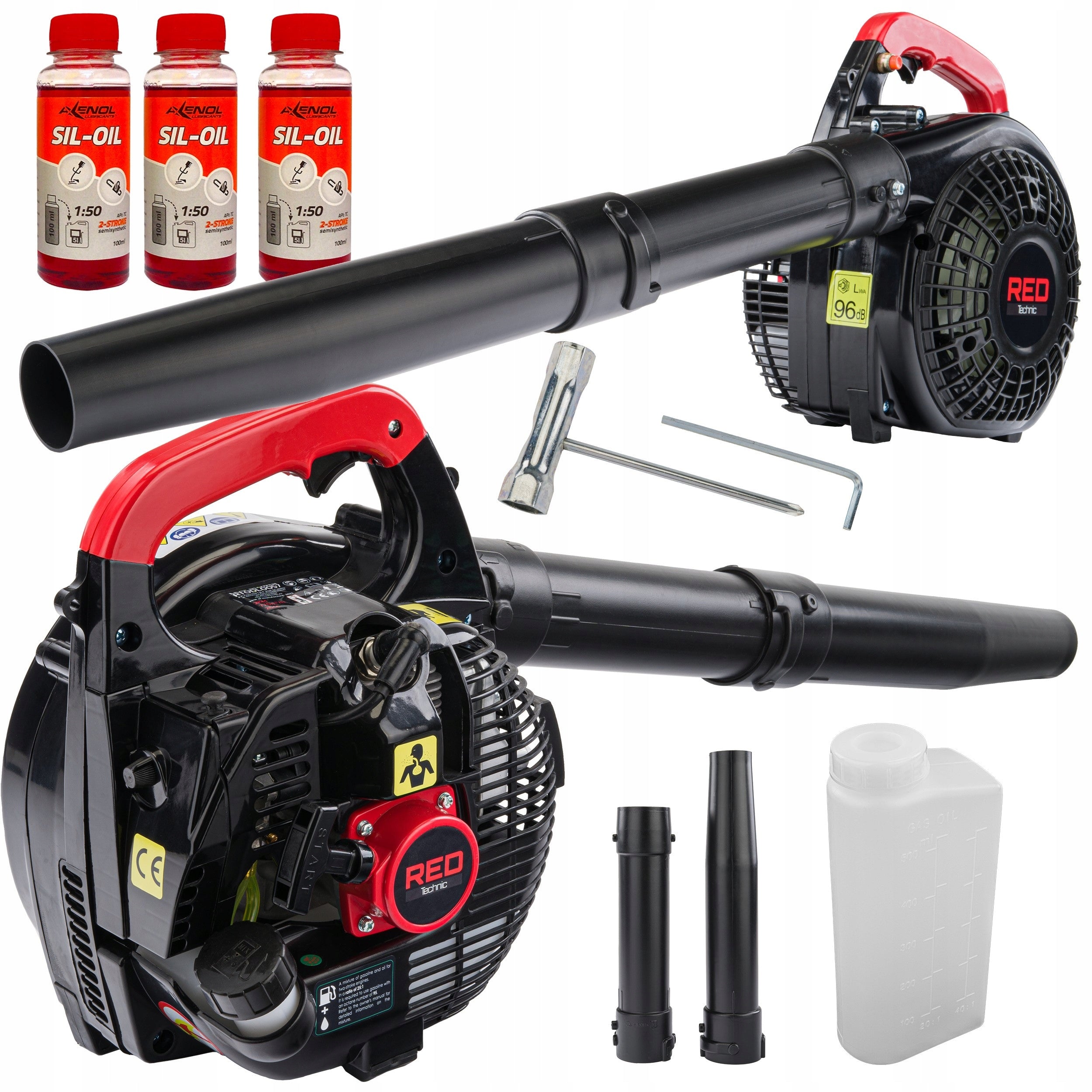 COMBUSTION BLOWER FOR GARDEN SNOW LEAVES 2KM 3x OIL
