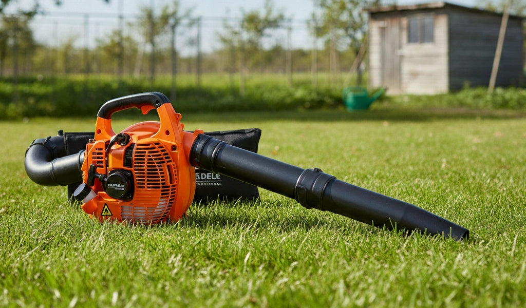 COMBUSTION BLOWER GARDEN VACUUM CLEANER WITH LEAF SHREDDER 3.8KM POWER Packaging status original