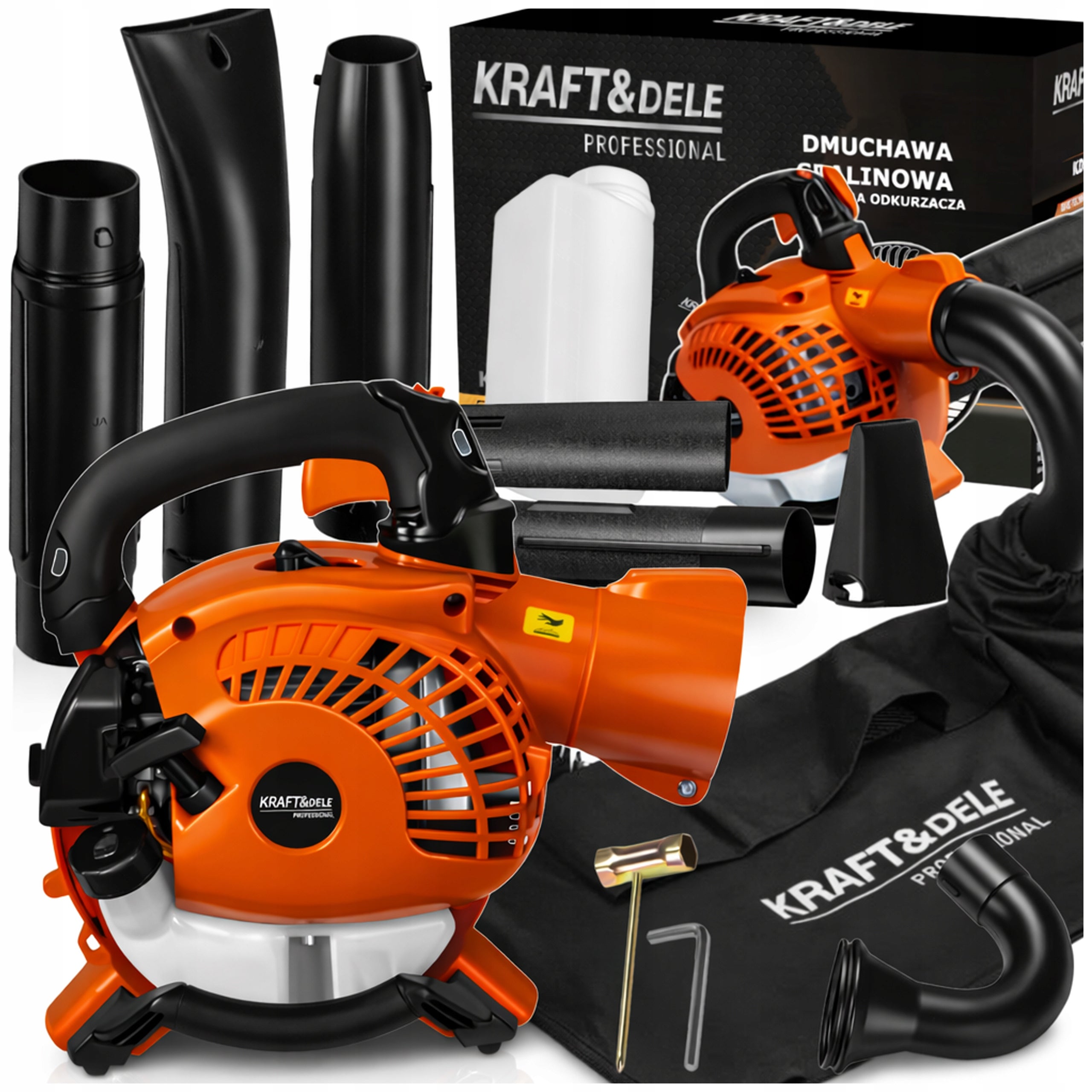 COMBUSTION BLOWER GARDEN VACUUM CLEANER WITH LEAF SHREDDER 3.8KM POWER