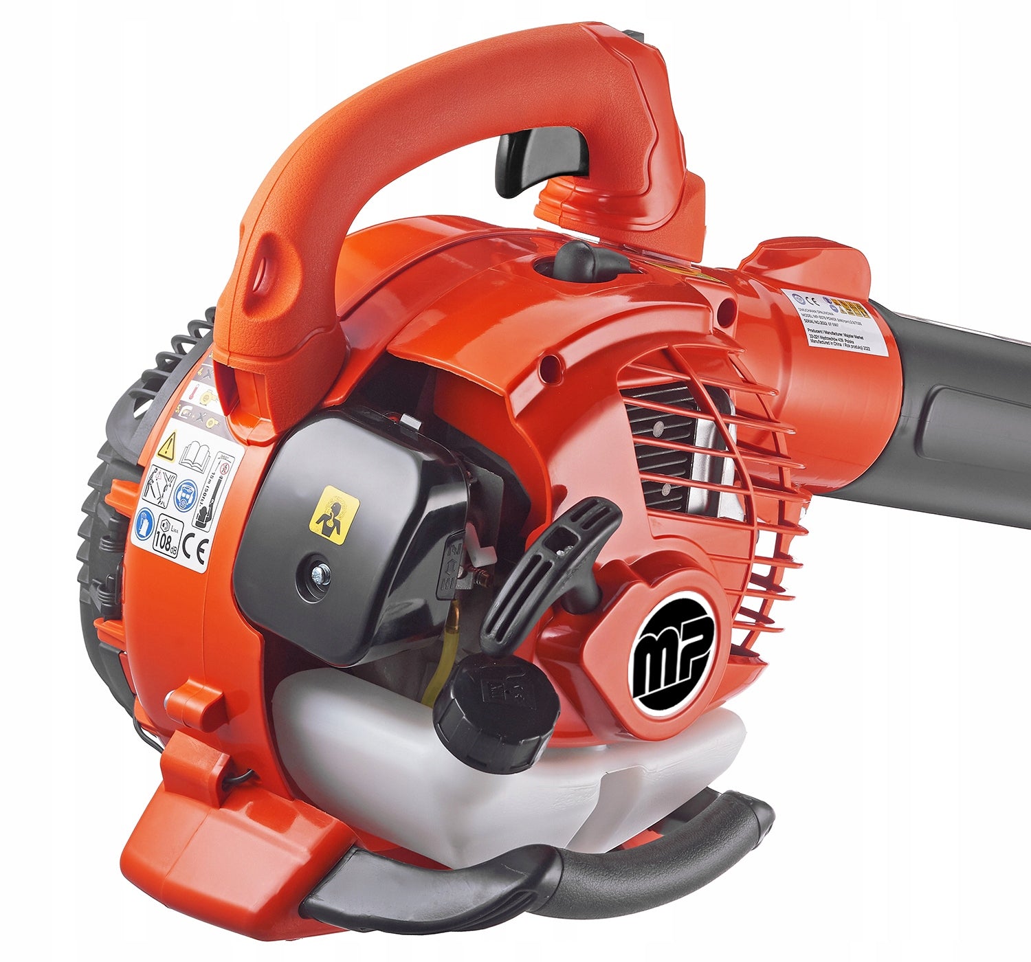 COMBUSTION BLOWER GARDEN VACUUM CLEANER WITH LEAF SHREDDER MP0078 POWER Air velocity 370 km/h