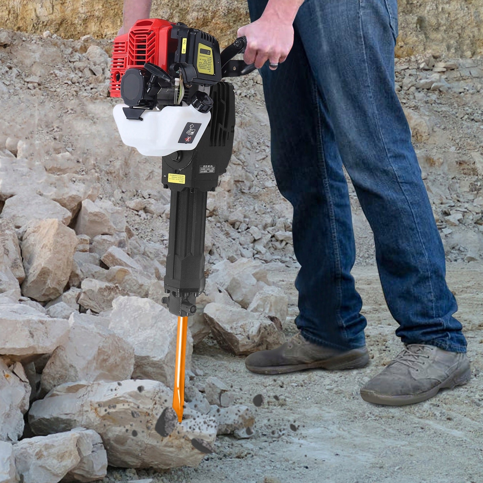 COMBUSTION HAMMER 1900W,1500 BEATS PER MINUTE, FOR CONSTRUCTION WORK Manufacturer code 5767