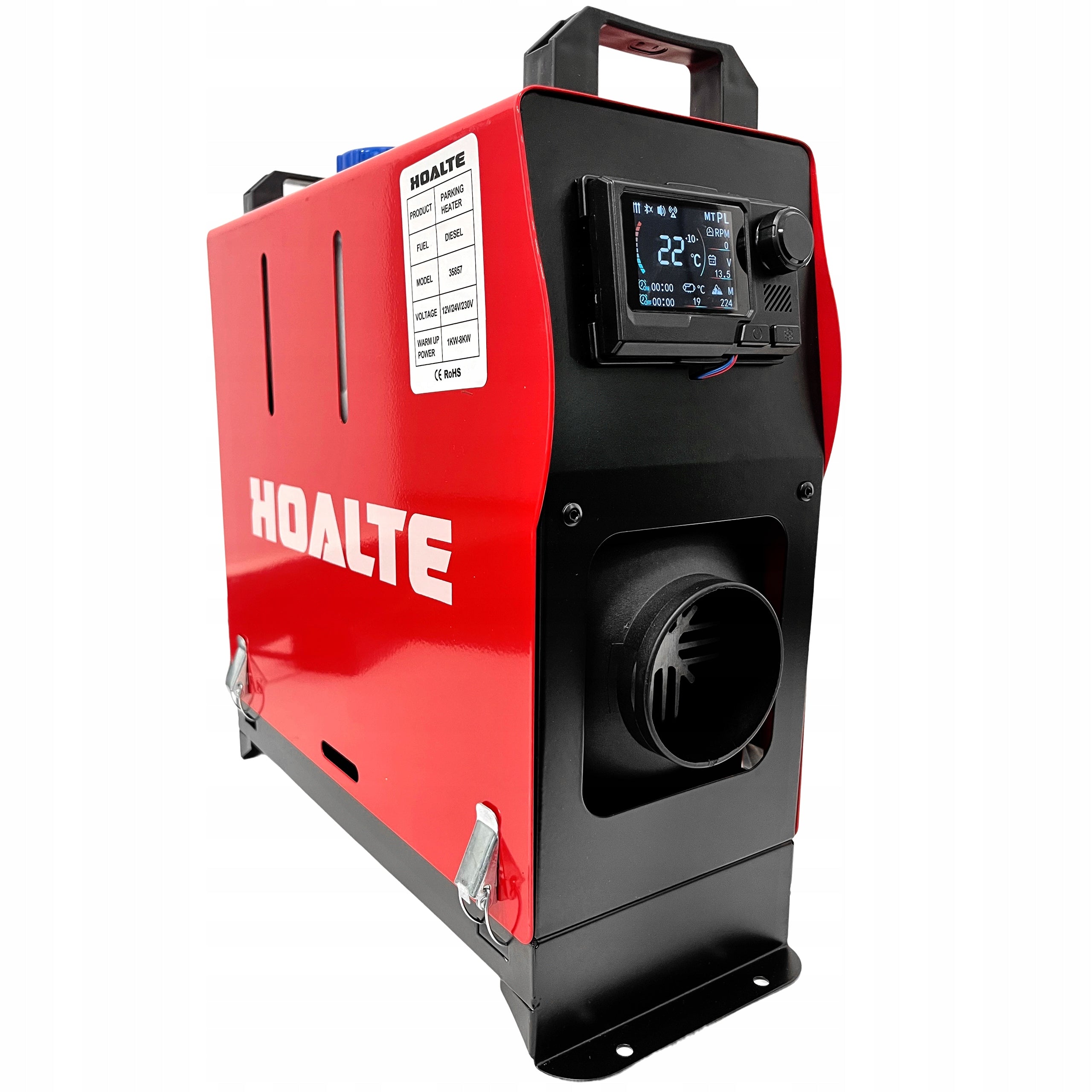 COMBUSTION PARKING HEATING 8KW 12V 24V 230V LCD BLUETOOTH PL