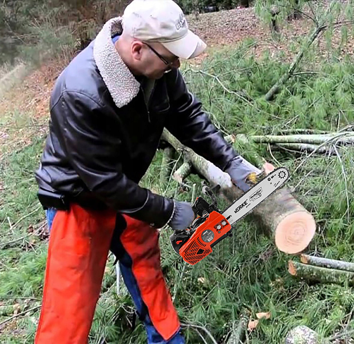 COMBUSTION SAW BRANCH SAW CHAINSAW STRONG LIGHT 10" 30cm Guide length 30 cm