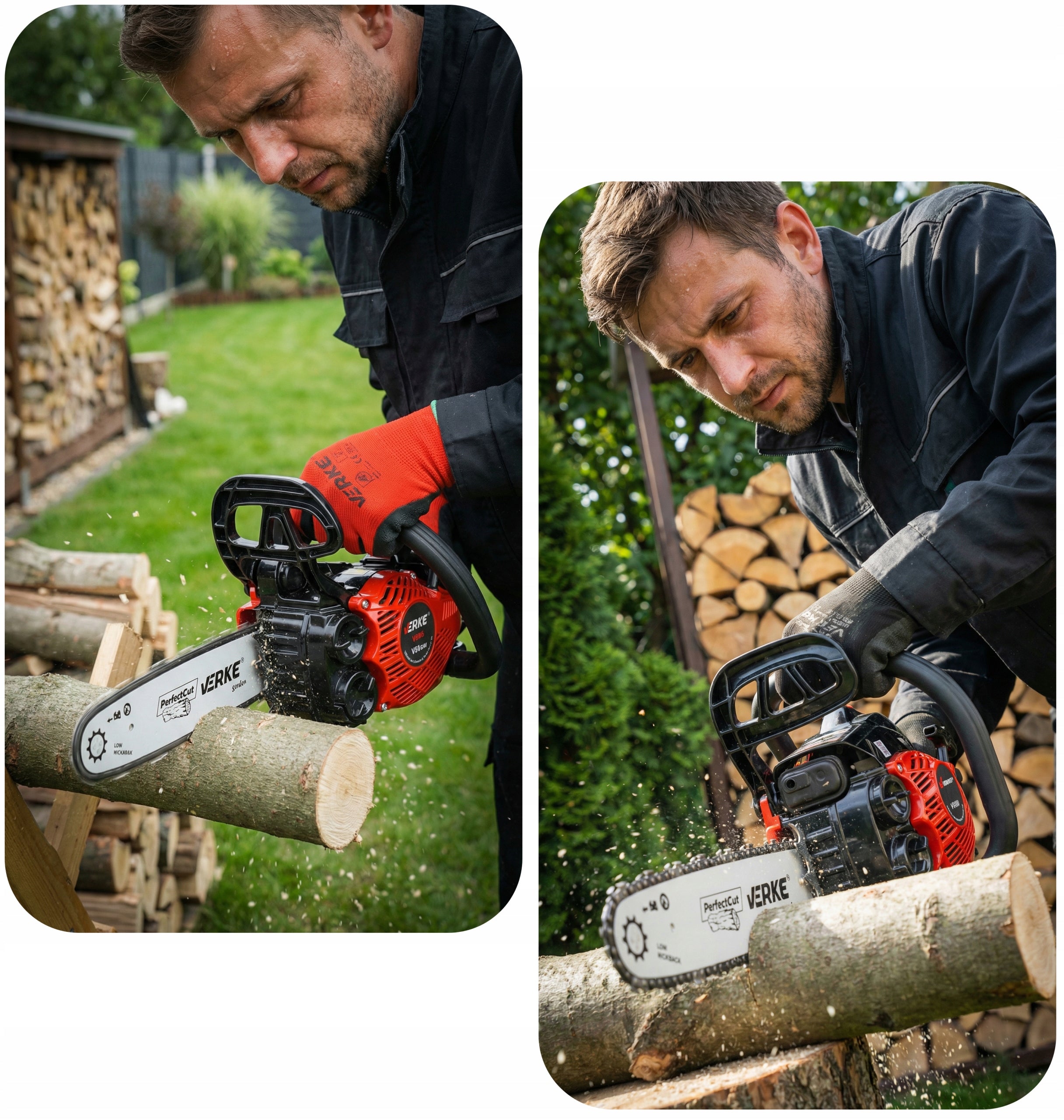COMBUSTION SAW BRANCH SAW CHAINSAW STRONG LIGHT 10" 30cm Power supply combustion