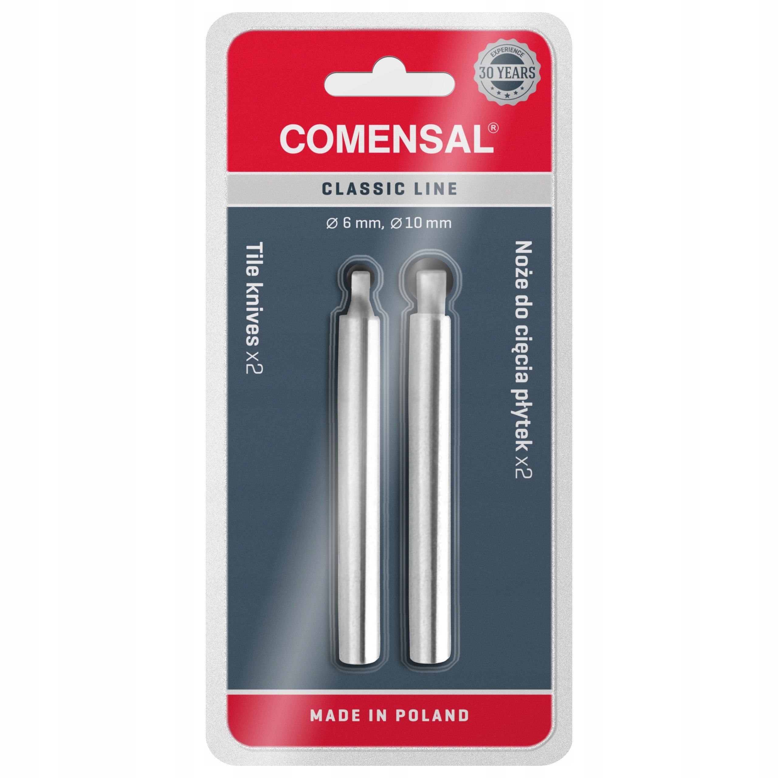 COMENSAL Knife for cutting glaze circle 2pcs 6 and 10mm