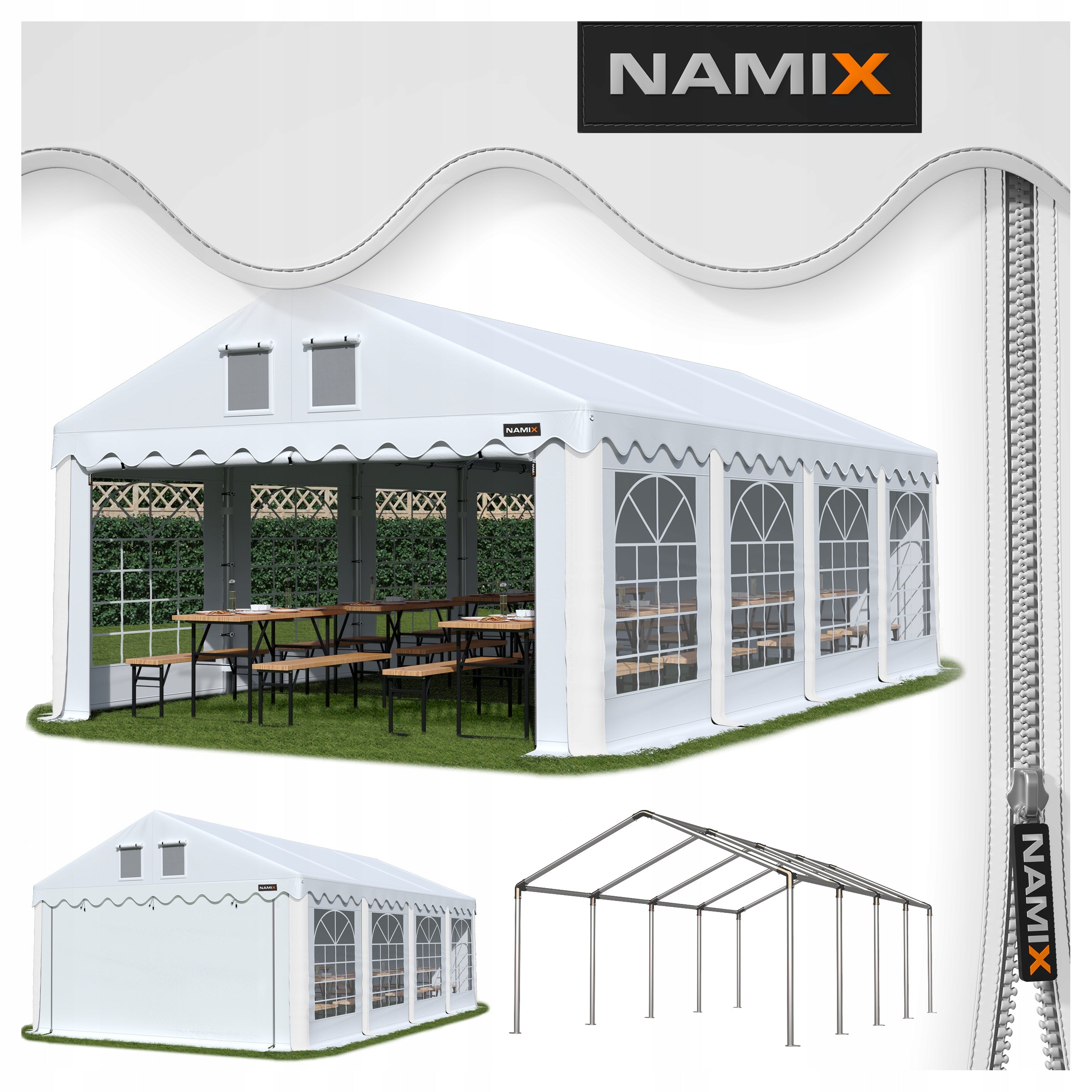COMFORT 4x8 Garden Party Tent VARIOUS COLORS