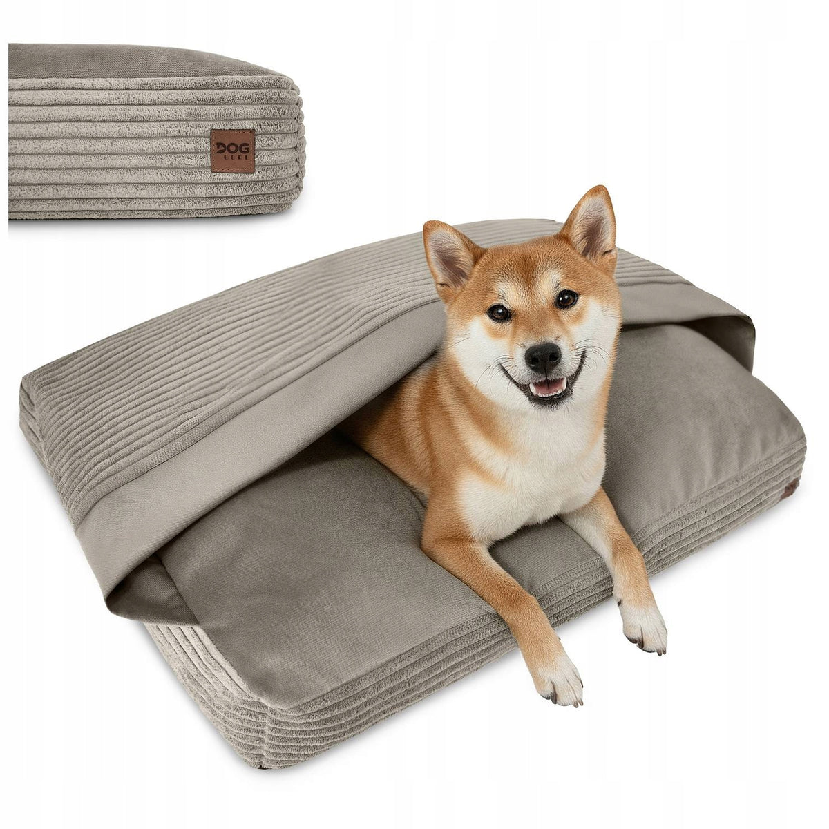 COMFORTABLE WARM CAT MINK DOG BED CAVE WITH PREMIUM COVER