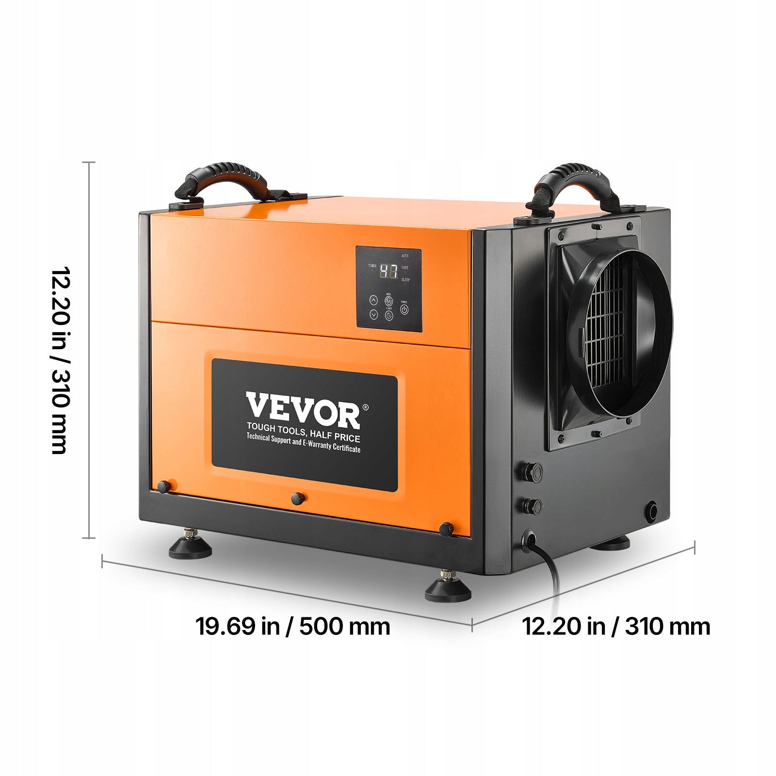 COMMERCIAL DEHUMIDIFIER VEVOR 50L WITH DRAIN HOSE PORTABLE STRONG Brand Vevor