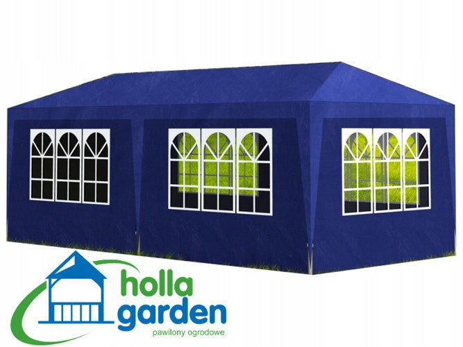 COMMERCIAL GARDEN PAVILION CATERING PARTY TENT 3x6 m + 6 WALLS Packaging status original