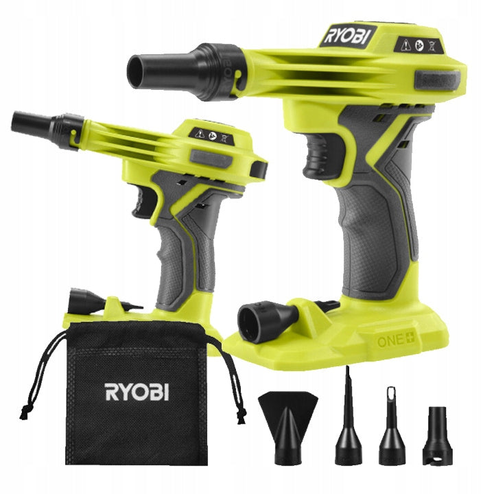 COMPRESSOR BATTERY PUMP 18V ONE+ 212l/min +NOZZLE SET R18VI-0 RYOBI