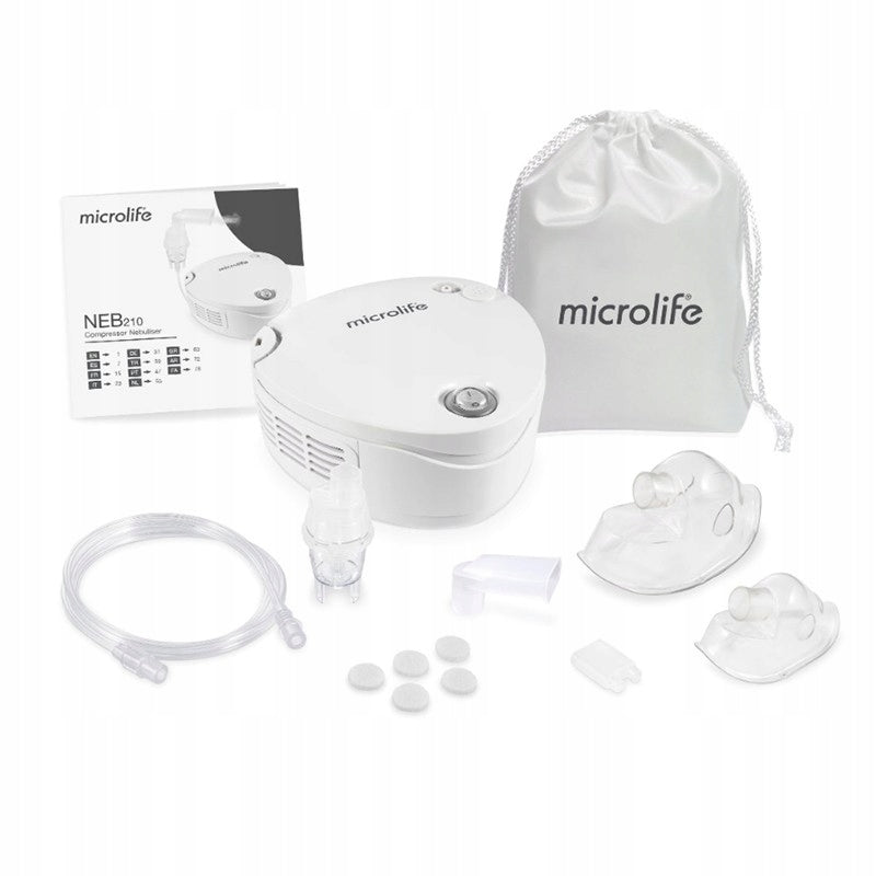COMPRESSOR INHALER MICROLIFE NEB 210 1 set