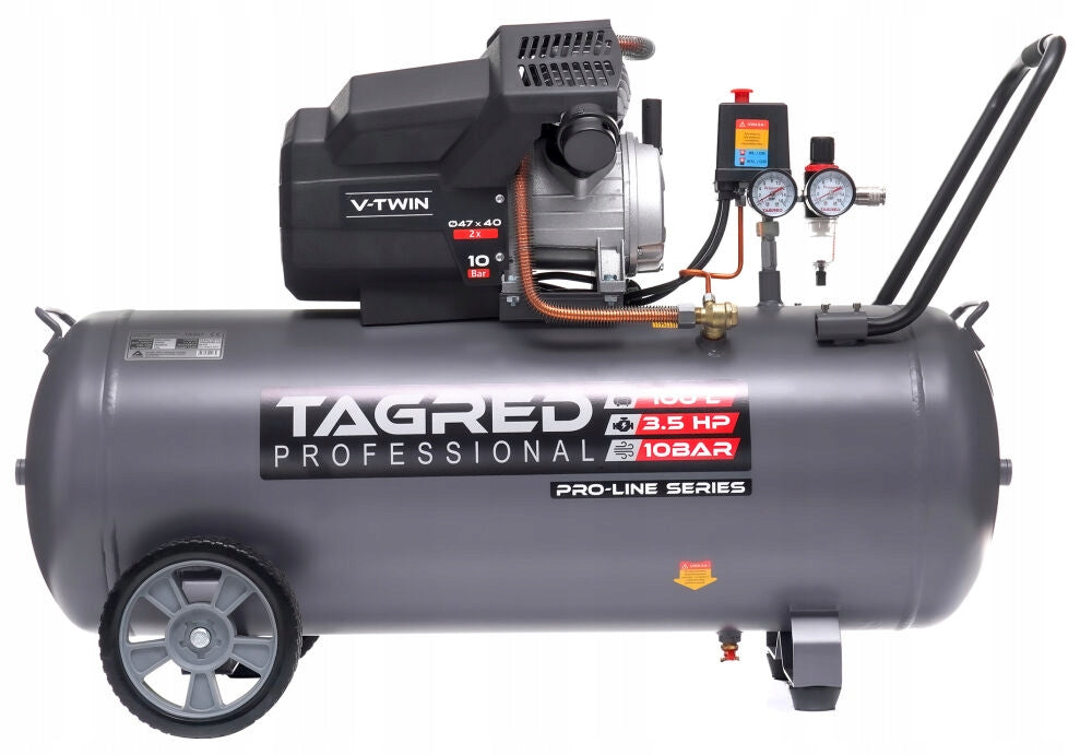 COMPRESSOR V2 100L 2T SEPARATOR Efficient Durable Solid 1x Oil Manufacturer code TA367SZO KOMPRESOR SPRĘŻARKA POWIETRZA OLEJE
