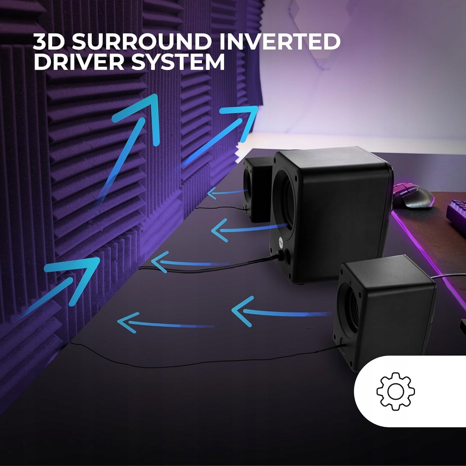 COMPUTER SPEAKERS 2.1 RGB SUBWOOFER 35W USB Manufacturer code 5905995361998
