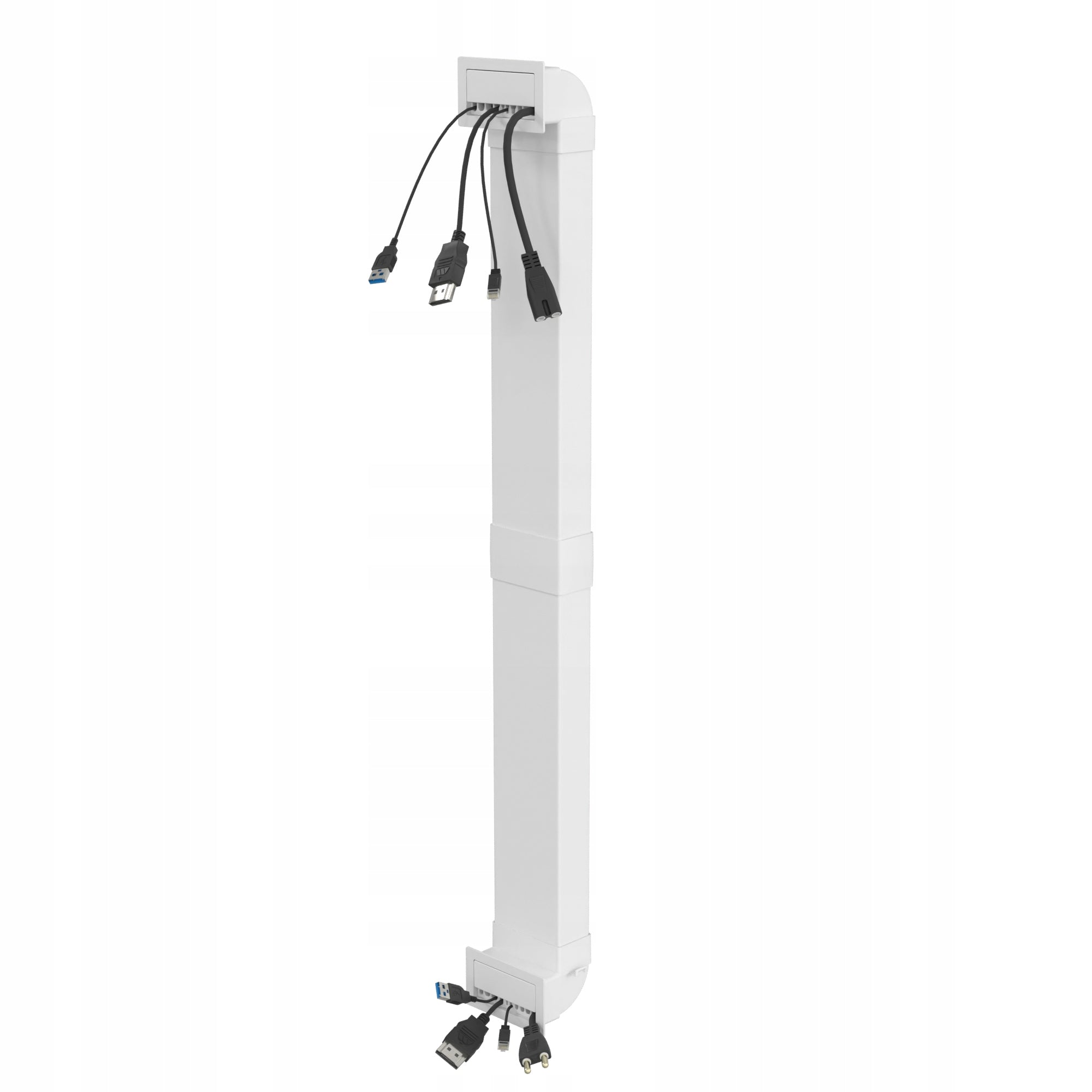 CONCEALED SET FOR TV CABLES 55X110 WITH CHANNELS 2x50CM AWENTA KPTVZ55-2 Brand Awenta