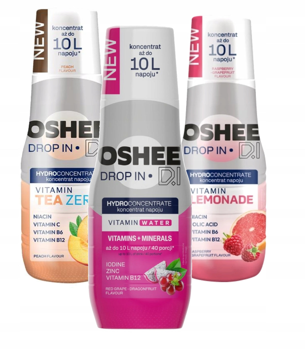 CONCENTRATE 3x SYRUP OSHEE DROP IN minerals JUICE Vitamins SATURATOR SET