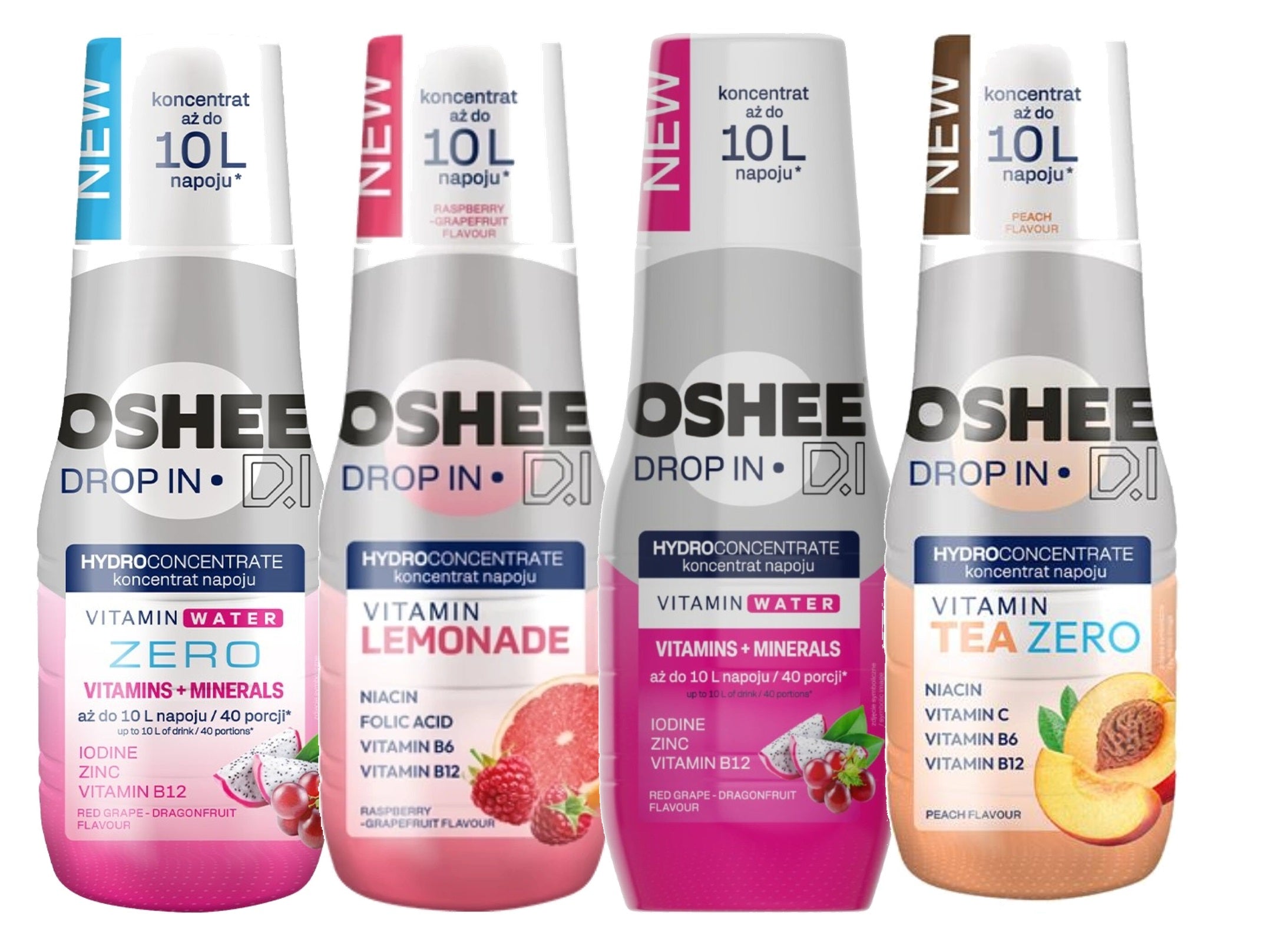 CONCENTRATE SYRUP JUICE Oshee Drop In WATER SATURATOR KIT 4 pieces